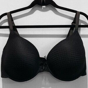 Laura Ashley Black Push-Up Bra Size 42D